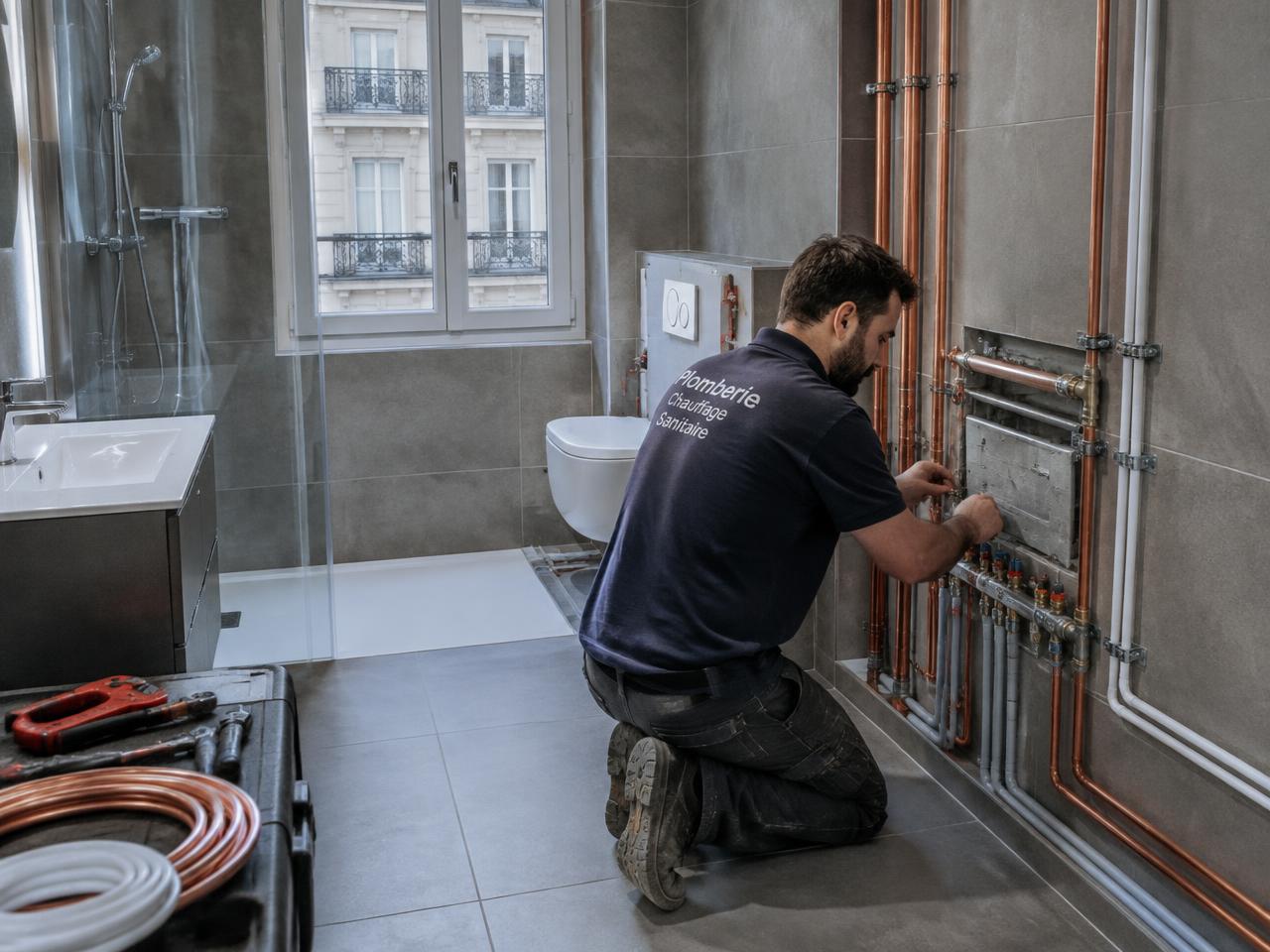 Plomberie — chantier Muréo